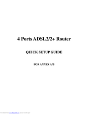 Well PTi-845 Quick Setup Manual