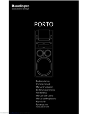 Audio Pro PORTO Owner's Manual