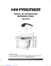 Premier ED-4418 Instruction Manual