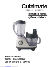 Cuizimate rbsfooprep Instruction Manual