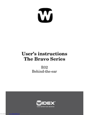 Widex B32 User Instructions
