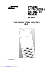 Samsung AP-3607BR Owner's Instructions & Installation Manual