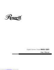 Rosewill RKKS-12001 User Manual