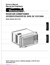 Kenmore 580.72184 Owner's Manual
