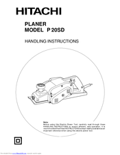 Hitachi P 20SD Handling Instructions Manual