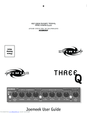 Joemeek Three Q User Manual