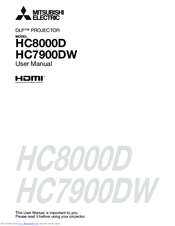 Mitsubishi Electric HC7900DW User Manual