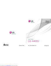 LG 440G User Manual