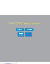 Panasonic TX-28LD90P Operating Instructions Manual