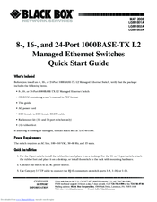 Black Box LGB1002A Quick Start Manual
