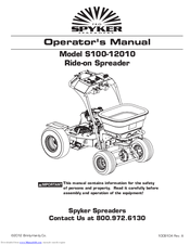 SPYKER S100-12010 Operator's Manual