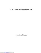 HDTV Supply HDTVHDM942U Operation Manual