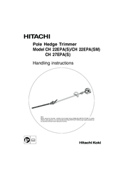 Hitachi CH27EPA Handling Instructions Manual