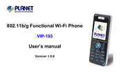 Planet Networking & Communication VIP-193 User Manual