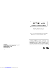 aoyue Int720 Instruction Manual