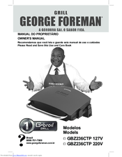 George Foreman GBZ236CTP Owner's Manual