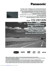 Panasonic CQ-VW100N Operating Instructions Manual