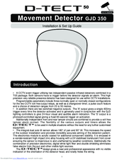 dtec GJD 350 Installation & Setup Manual