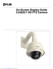 FLIR C336ZC1 On-Screen Display Manual