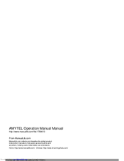 Amytel AW202 Operation Manual