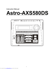 ASTRO AXE580DS Instruction Manual