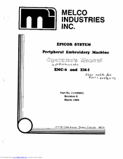 Melco EM-I Operator's Manual