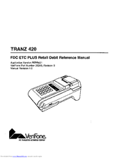 VeriFone Tranz 420 Reference Manual