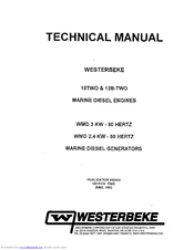 Westerbeke 10TWO Technical Manual