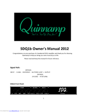 Quinnamp SDQ1b Owner's Manual