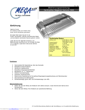 Megakick Centurio 1600 Owner's Manual