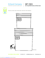 B.David WP-1924 Installation And Operating Instruction Manual