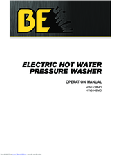 BE HW152EMD Operation Manual