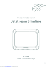 Hyco JETS10W Jetstream Slimline Product Instruction Manual
