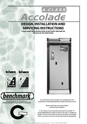 Benchmark Accolade ACA240 IND Design, Installation And Servicing Instructions
