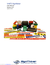 Cobra VnM2 SignMaker User Manual