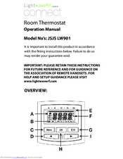 LightwaveRF JSJS LW901 Operation Manual