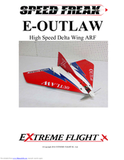 Extreme Flight RC Speed Freak E-Outlaw Instruction Manual