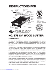 CRAIN 673 Instructions For