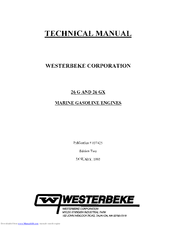 Westerbeke 26 GX Technical Manual