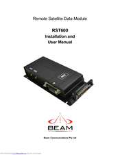 Beam RST600 Installation And User Manual