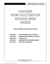 Hiniker 6000 Instruction Manual