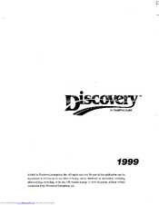 Fleetwood 1999 Discovery Parts And Service Manual