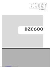 Eliet DZC600 Manual