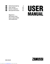 Zanussi ZSC25225 User Manual