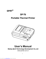 SPRT SP-T6 User Manual