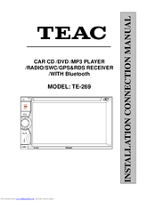 Teac TE-269 Installation Manual