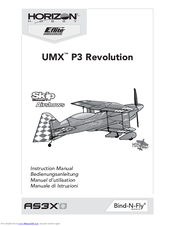 Horizon Hobby UMX P3 Revolution Instruction Manual