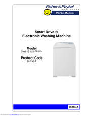 Fisher & Paykel Smart Drive GWL15 US FP WH Manual