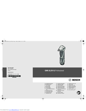Bosch GWI 10 Original Instructions Manual