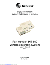 Steren INT-500 User Manual
